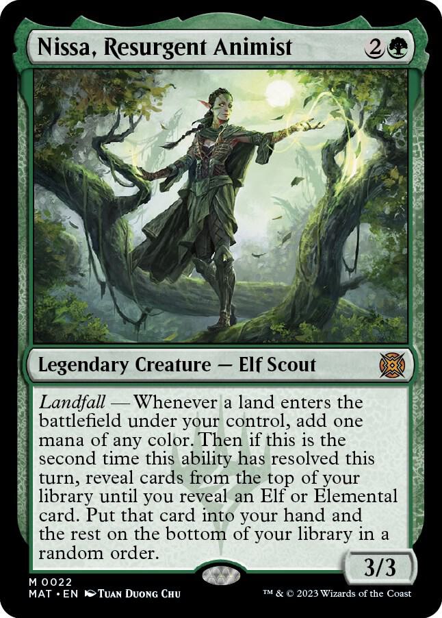 Nissa, Resurgent Animist,, 22, Near Mint, Normal