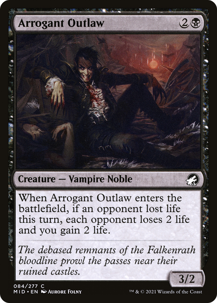 Arrogant Outlaw (MID) 84 - WZRD TCG