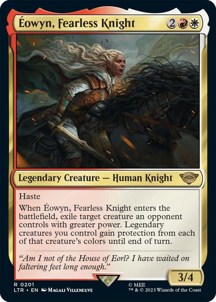 Eowyn, Fearless Knight, LTR, 201, NM