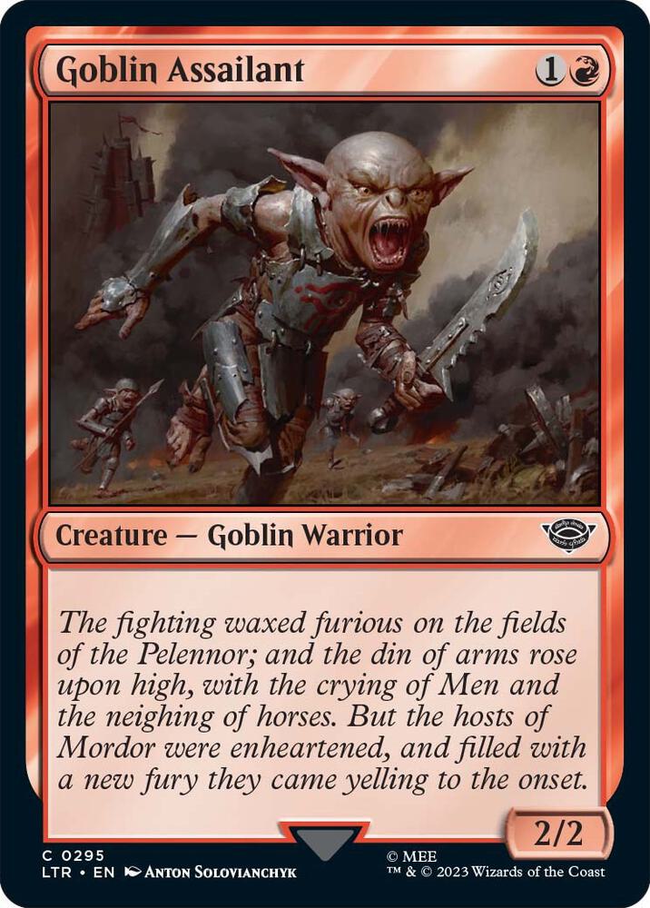 Goblin Assailant, LTR, 295, NM