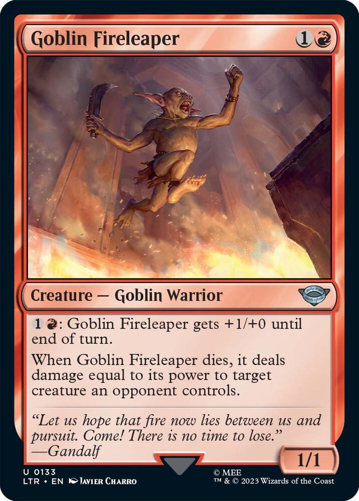 Goblin Fireleaper, LTR, 133, NM