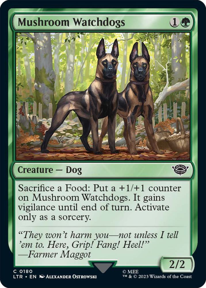 Mushroom Watchdogs, LTR, 180, NM, Foil
