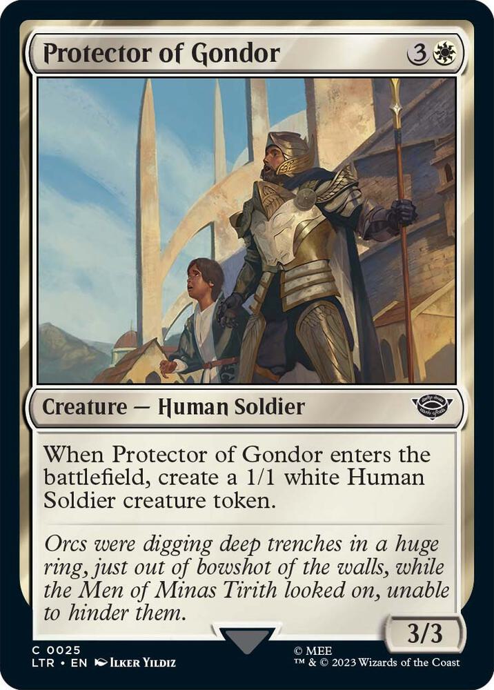 Protector of Gondor, LTR, 25, NM, Foil