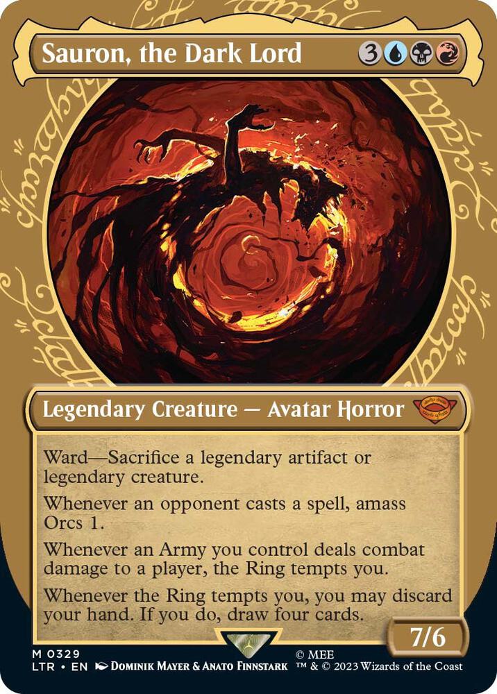 Sauron, the Dark Lord (Showcase),, 329, Near Mint, Foil