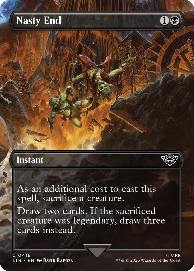 Nasty End (Borderless), LTR, 416, NM, Foil