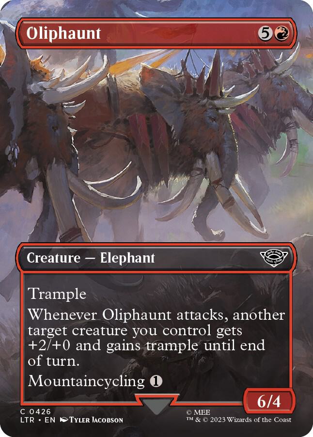 Oliphaunt (Borderless), LTR, 426, NM