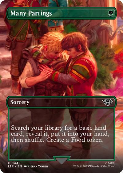Many Partings (Borderless), LTR, 445, NM