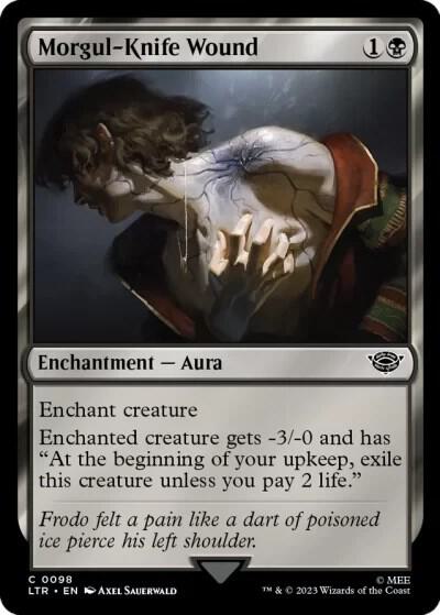 Morgul-Knife Wound, LTR, 98, NM, Foil