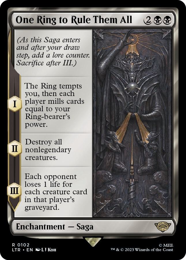 One Ring to Rule Them All, LTR, 102, NM