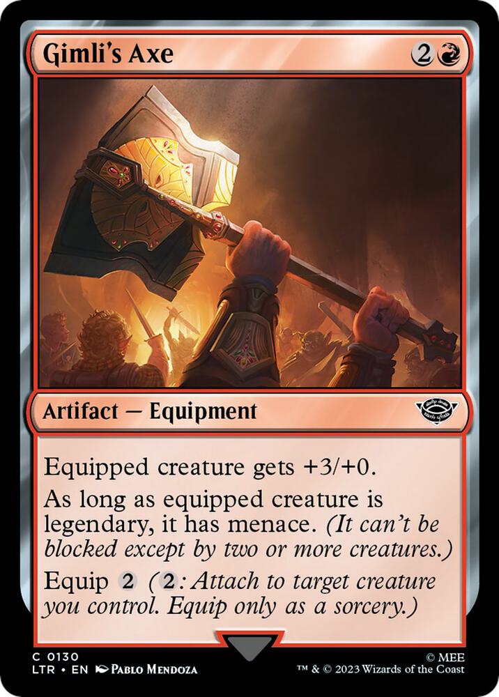 Gimli's Axe, LTR, 130, NM