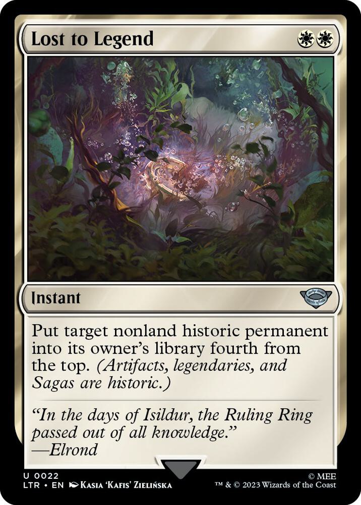 Lost to Legend, LTR, 22, NM