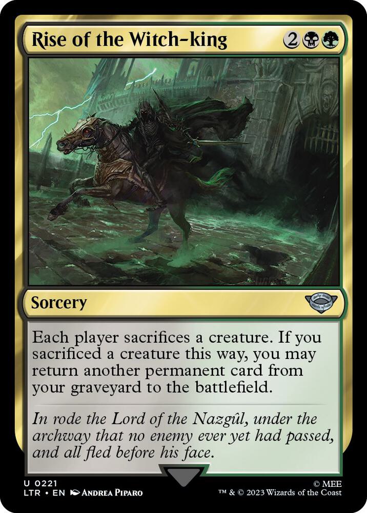Rise of the Witch-king, LTR, 221, NM