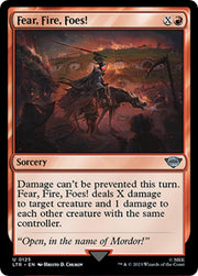 Fear, Fire, Foes!, LTR, 125, NM