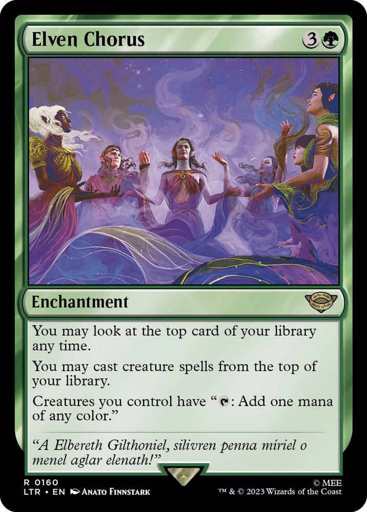 Elven Chorus, LTR, 160, NM