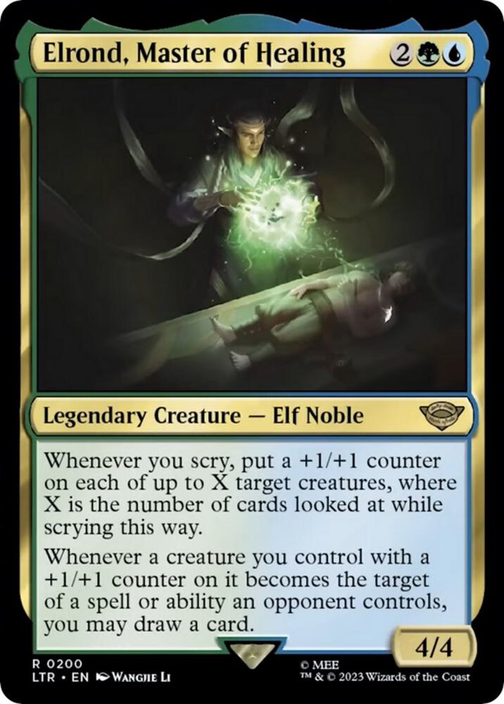Elrond, Master of Healing, LTR, 200, NM, Foil