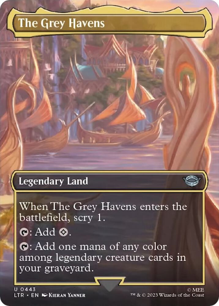 The Grey Havens (Borderless), LTR, 443, NM