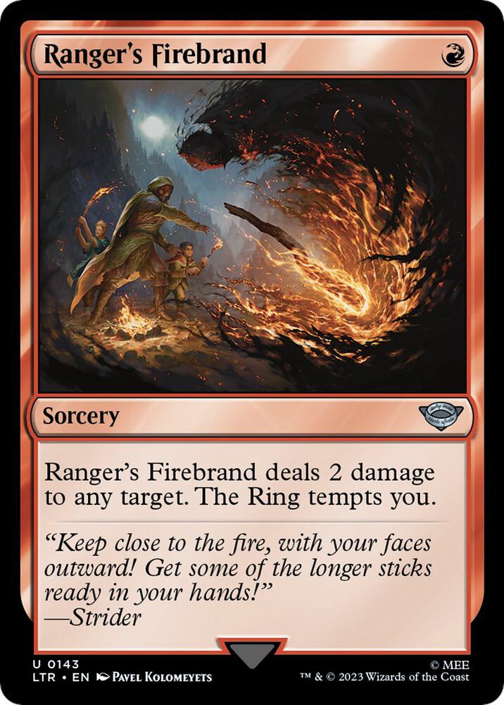 Ranger's Firebrand, LTR, 143, NM