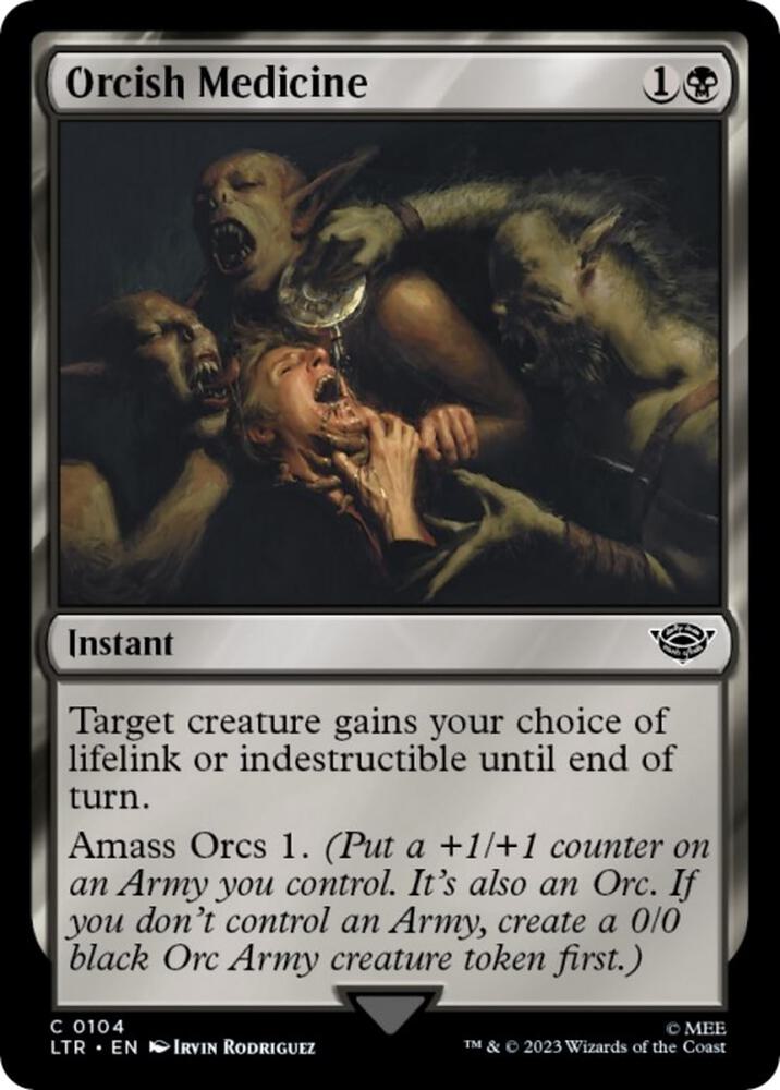 Orcish Medicine, LTR, 104, NM