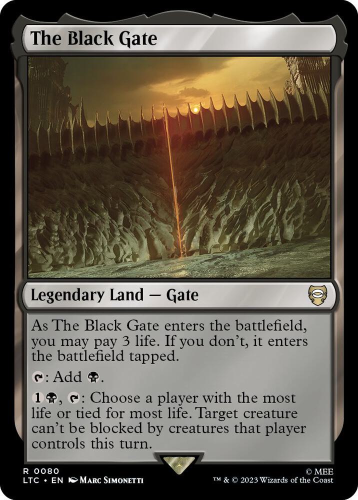 The Black Gate,, 80, Near Mint, Normal