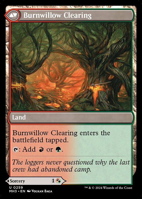 Stump Stomp // Burnwillow Clearing (Back)