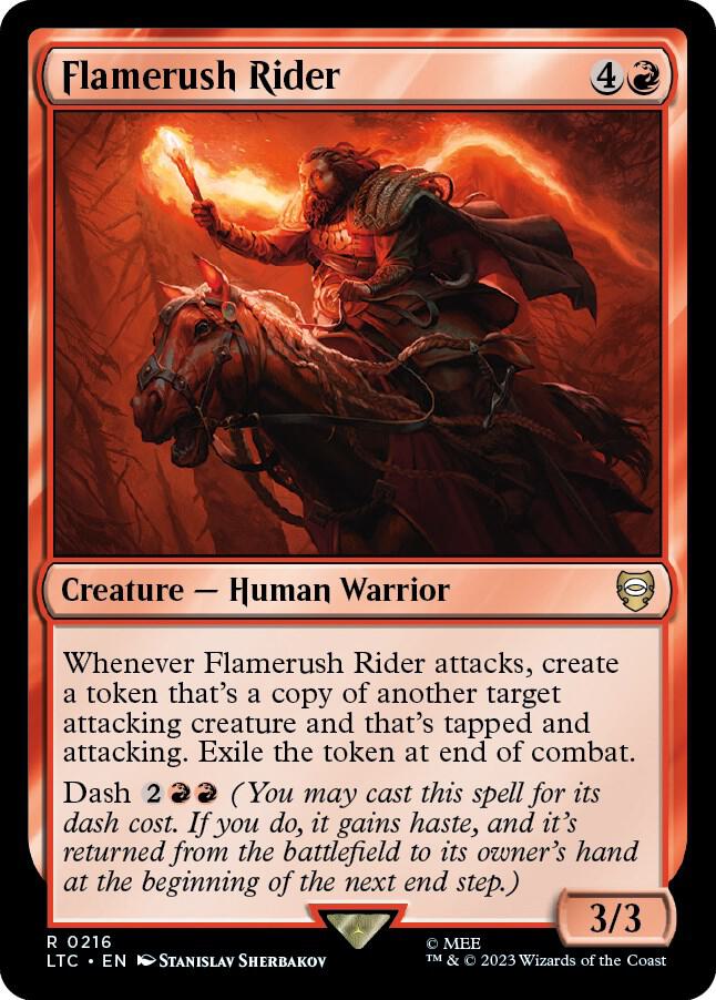 Flamerush Rider, LTC, 216, NM