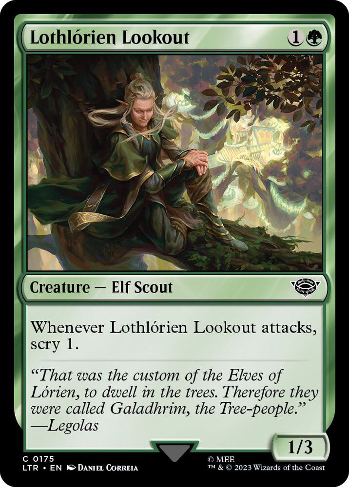 Lothlorien Lookout, LTR, 175, NM, Foil