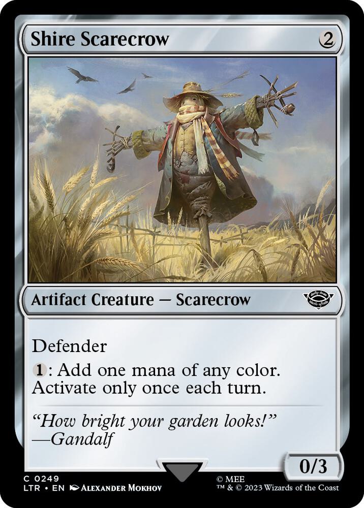 Shire Scarecrow, LTR, 249, NM, Foil