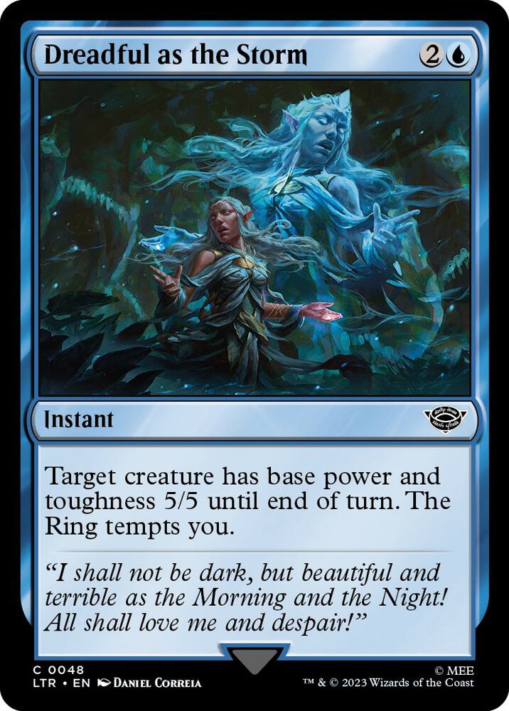 Dreadful as the Storm, LTR, 48, NM, Foil