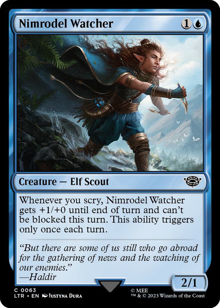 Nimrodel Watcher, LTR, 63, NM