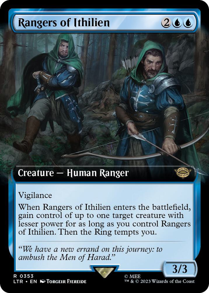 Rangers of Ithilien (Extended Art), LTR, 353, NM