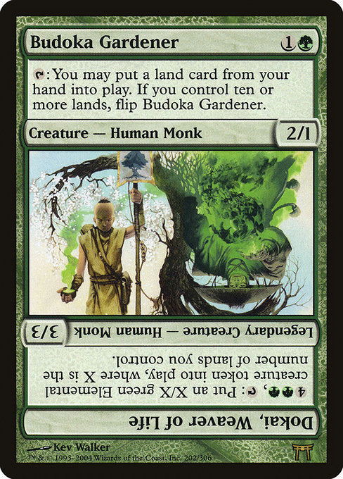 Budoka Gardener // Dokai, Weaver of Life front