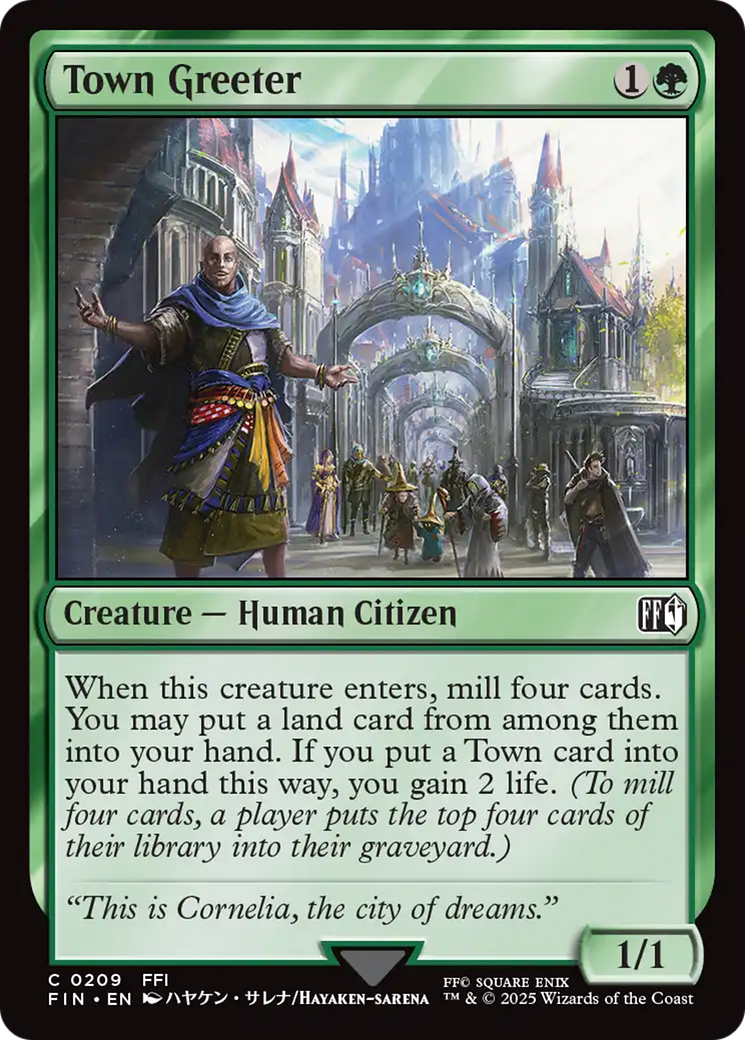 Town Greeter (FIN) 209 - WZRD TCG