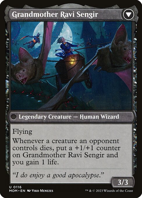 Invasion of Ulgrotha // Grandmother Ravi Sengir (Back)