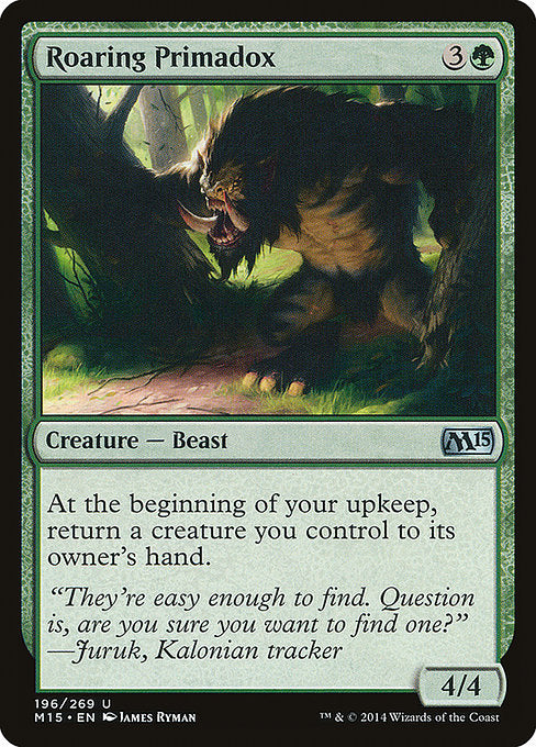 Roaring Primadox front