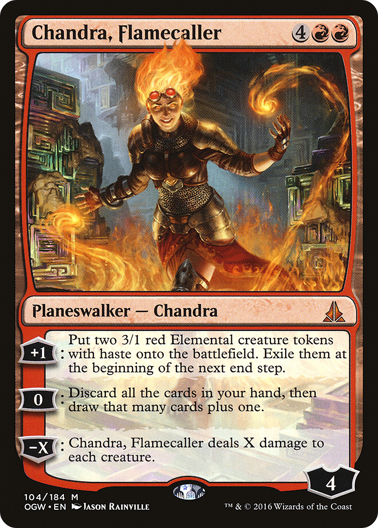 Chandra, Flamecaller (OGW) 104 - WZRD TCG