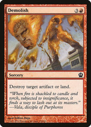 Demolish front