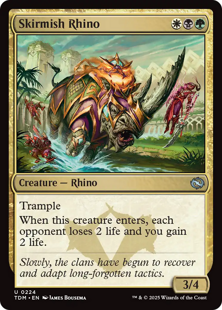 Skirmish Rhino (TDM) 224 - WZRD TCG