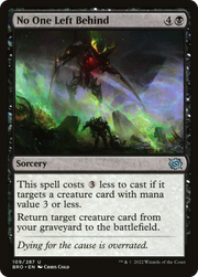 No One Left Behind (BRO) 109 - WZRD TCG
