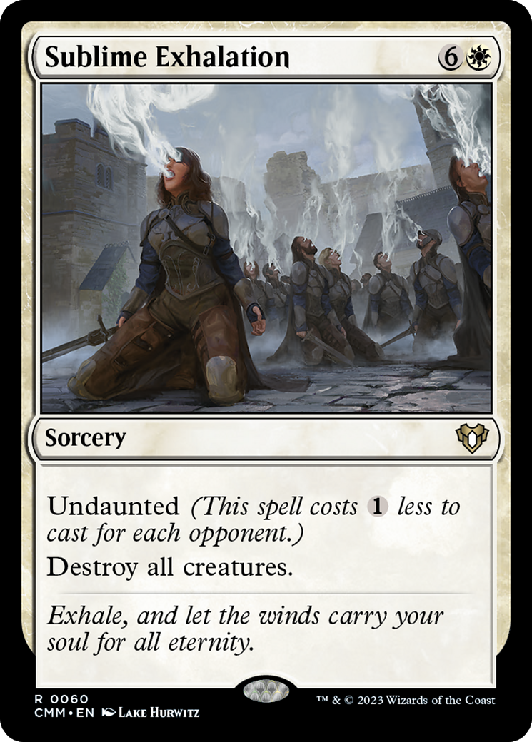 Sublime Exhalation (CMM) 60 - WZRD TCG