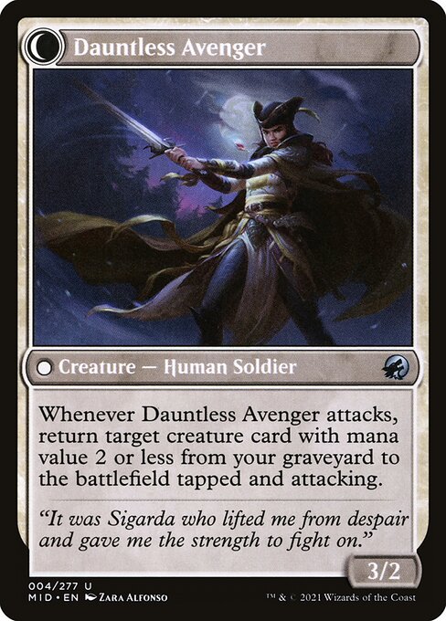 Bereaved Survivor // Dauntless Avenger (Back)
