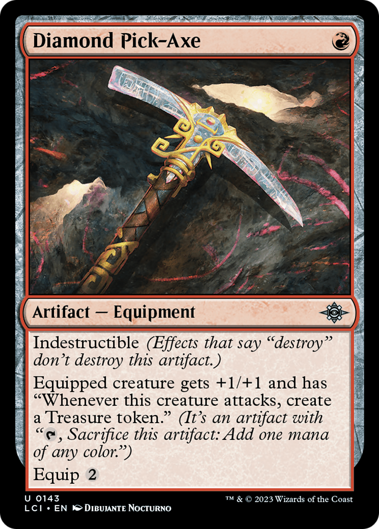 Diamond Pick-Axe (LCI) 143 - WZRD TCG