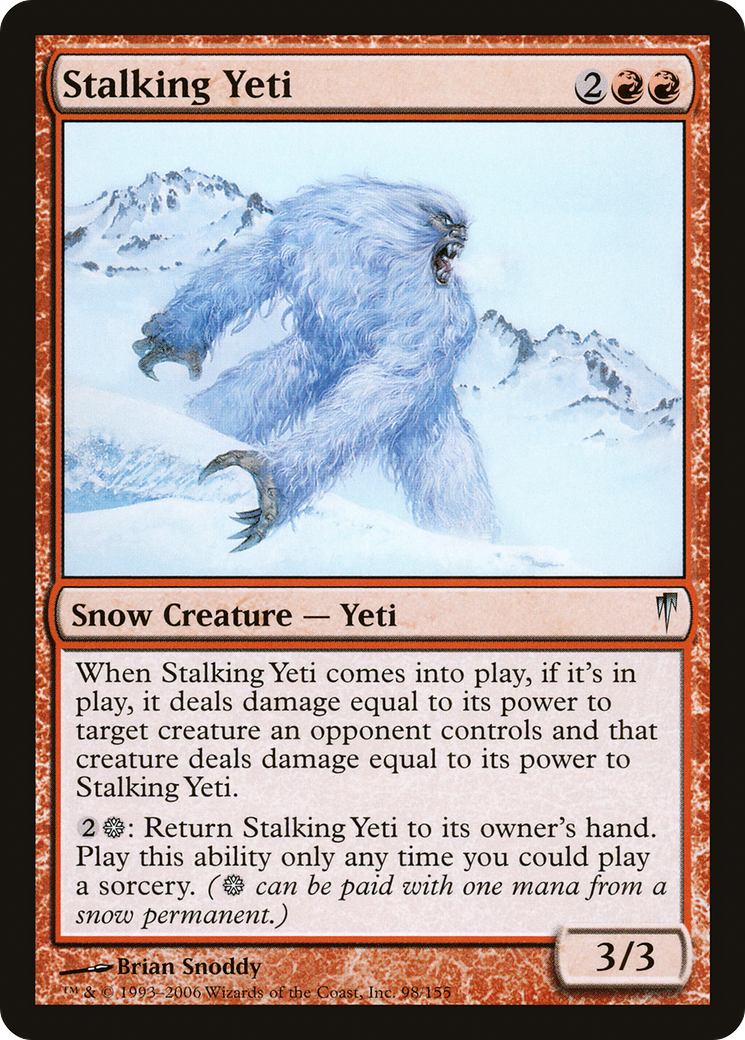Stalking Yeti (CSP) 98 - WZRD TCG