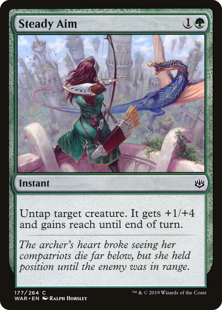 Steady Aim (WAR) 177 - WZRD TCG