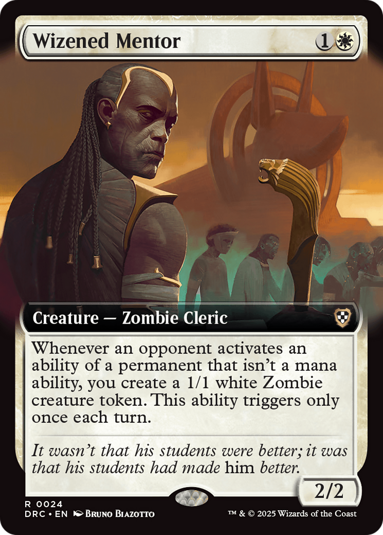 Wizened Mentor (DRC) 24 - WZRD TCG