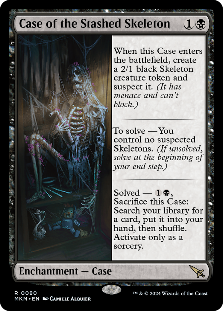 Case of the Stashed Skeleton (MKM) 80