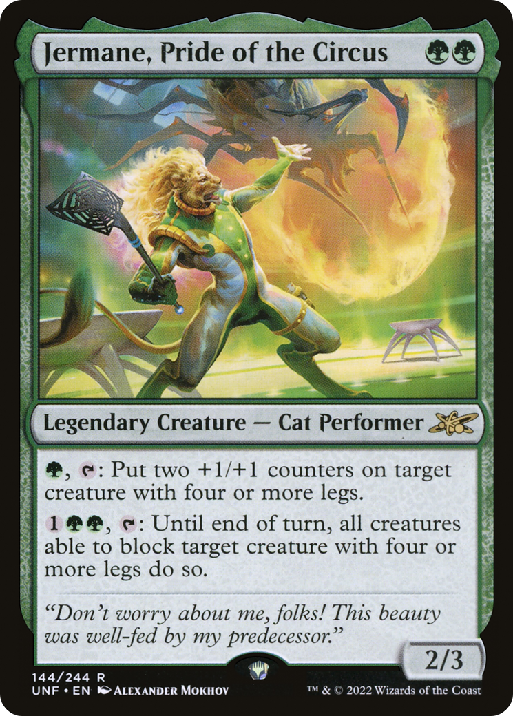 Jermane, Pride of the Circus (UNF) 144