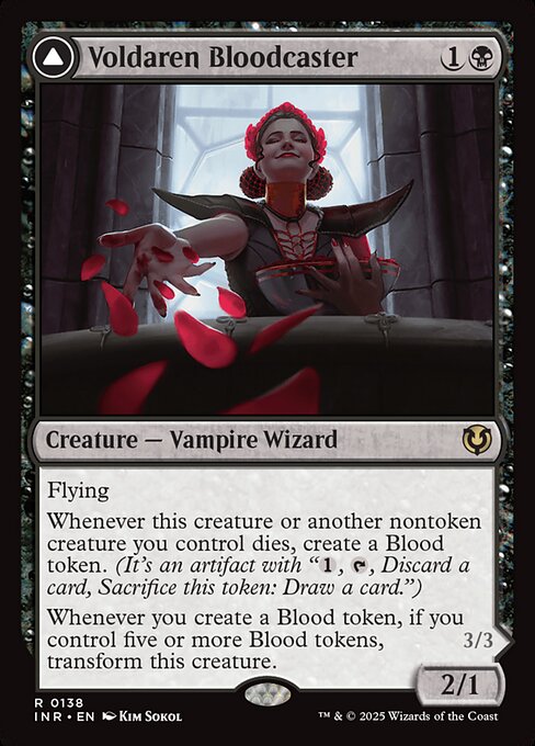 Voldaren Bloodcaster // Bloodbat Summoner front