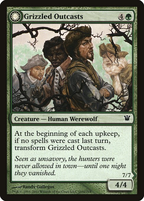 Grizzled Outcasts // Krallenhorde Wantons (Innistrad 185) - WZRD TCG