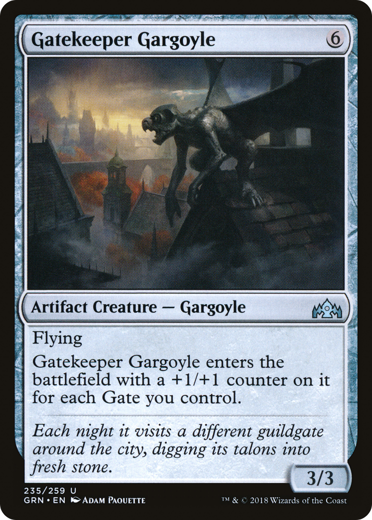 Gatekeeper Gargoyle (GRN) 235 - WZRD TCG