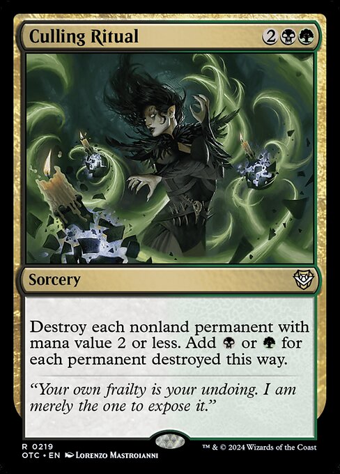 Culling Ritual front